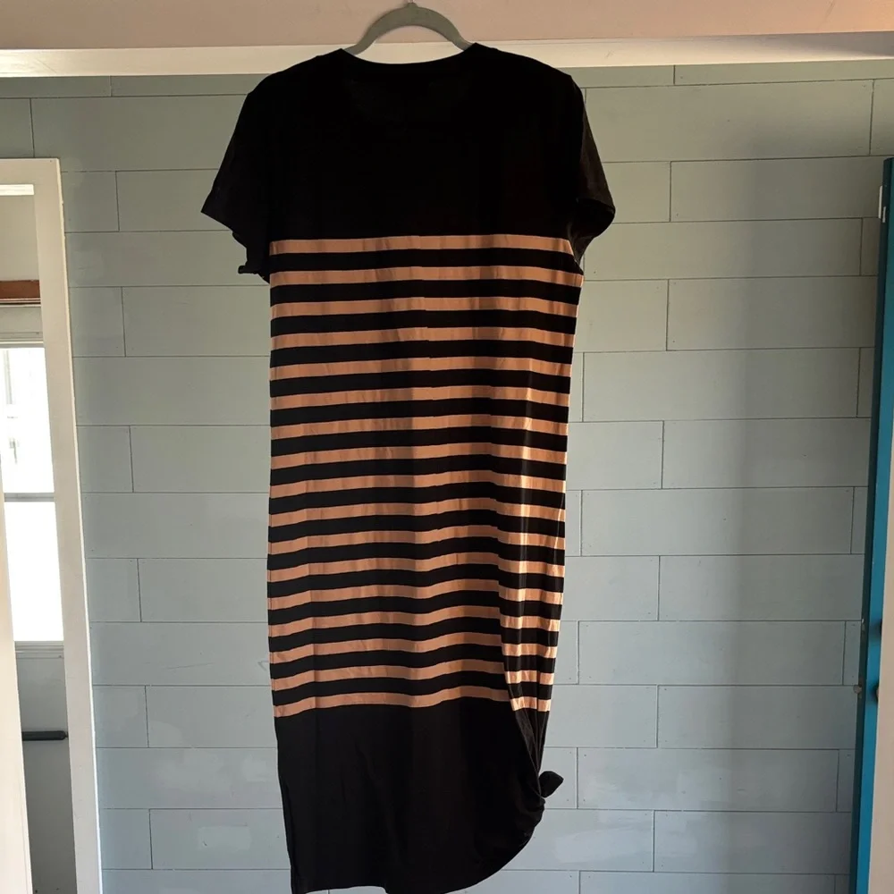 J. Crew T-Shirt Dress in Stripe
